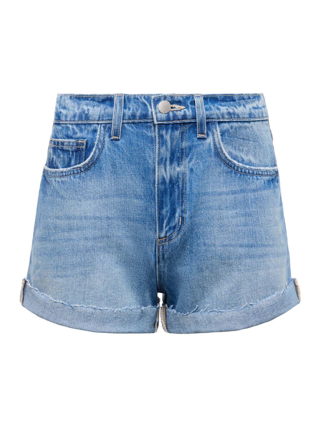 Jazzy Cuffed Denim Short