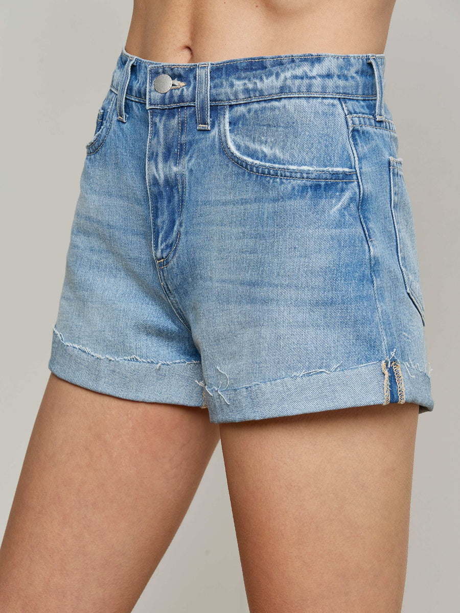 Jazzy Cuffed Denim Short