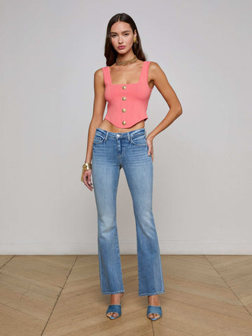 Cara Low-Rise Bootcut Jean