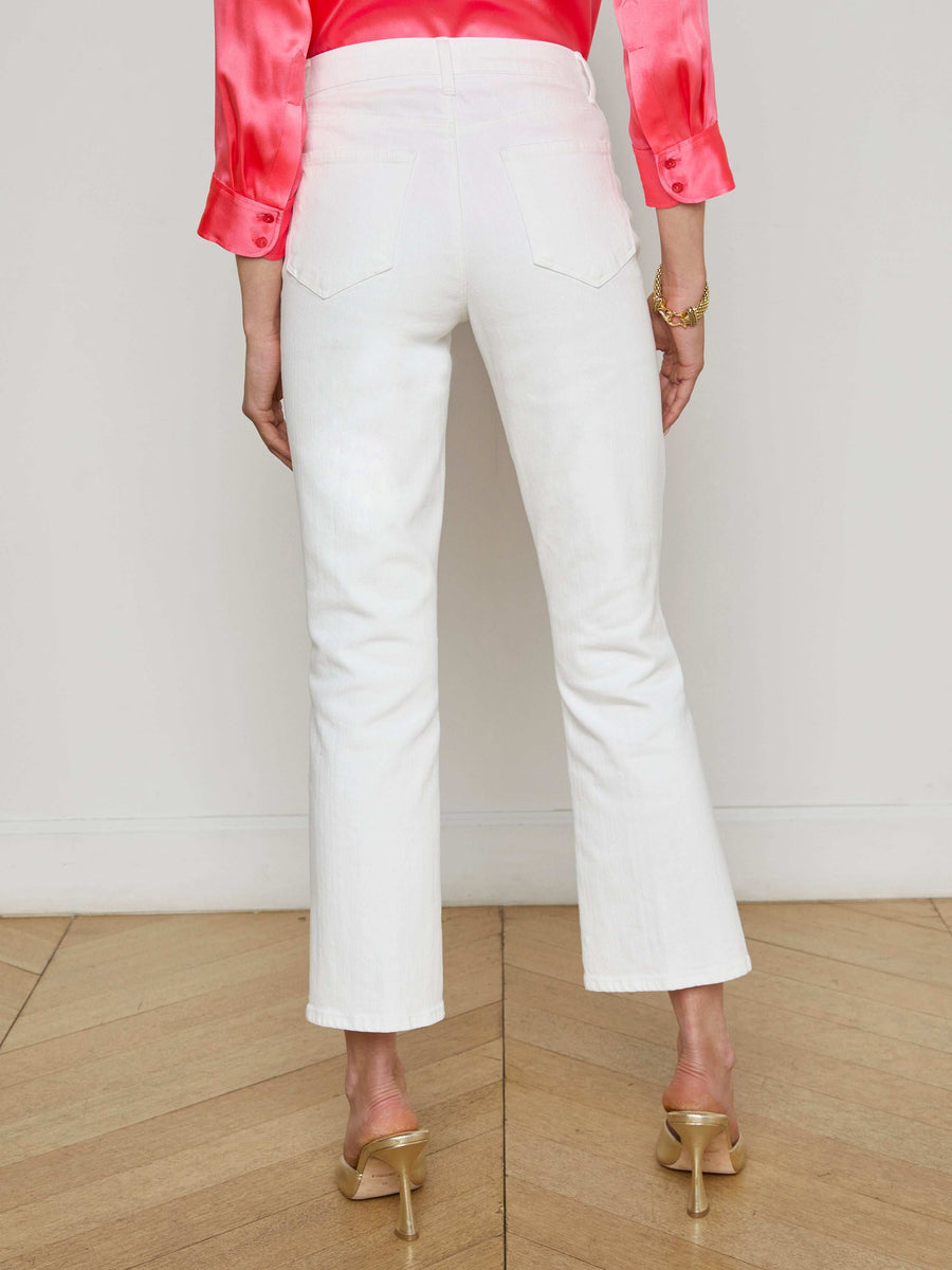 Noya Cropped Slim Flare Jean