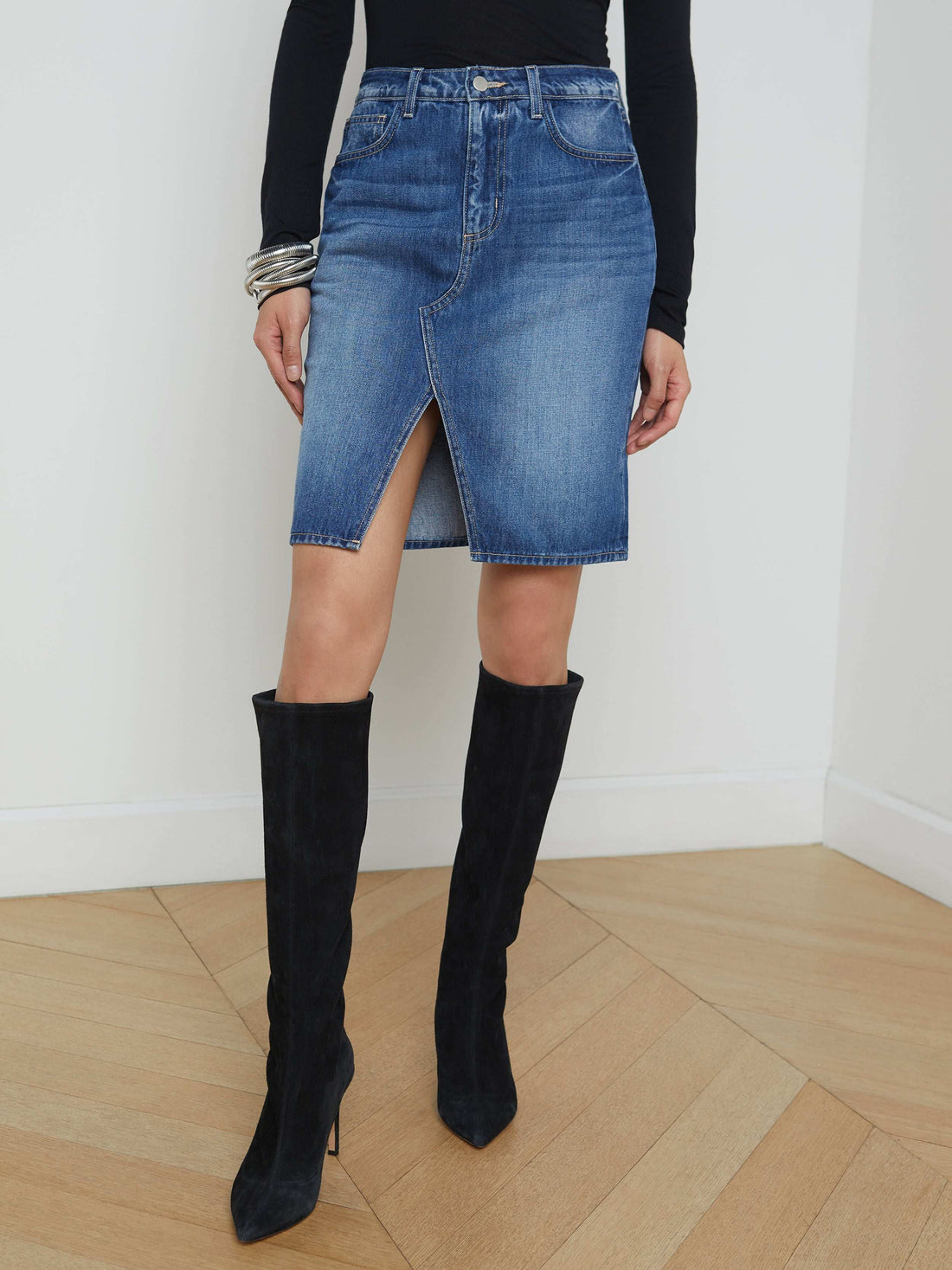 Tylee Denim Skirt