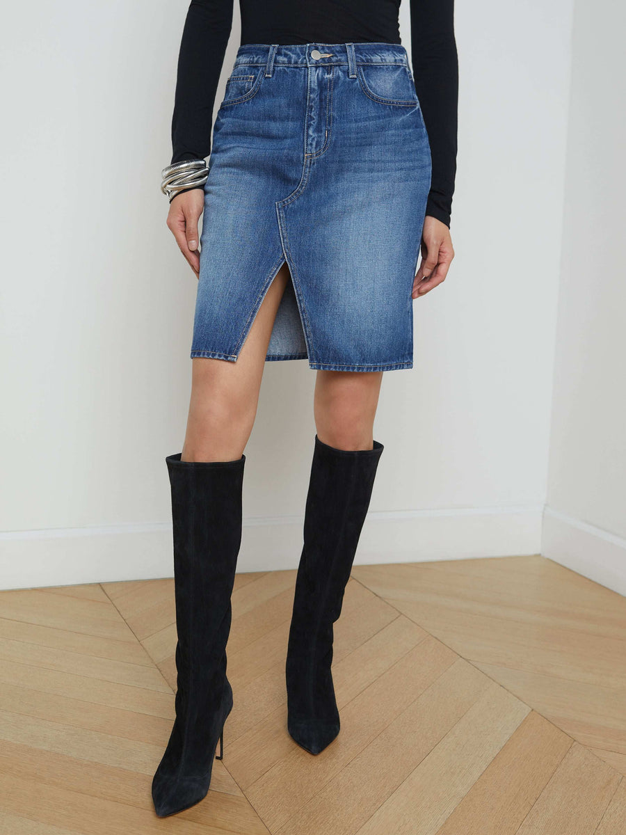 Tylee Denim Skirt
