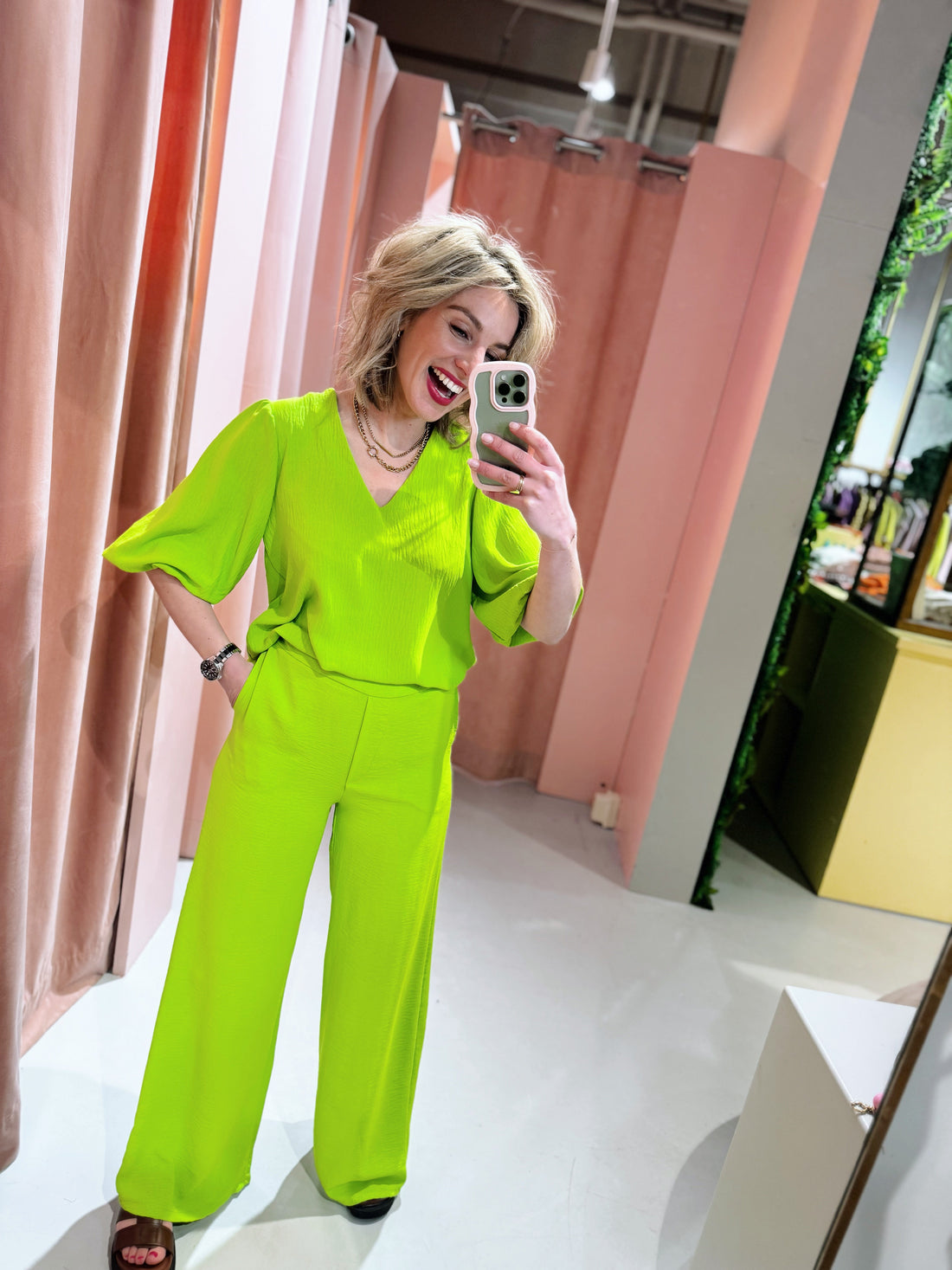 Ora Pants - Lime