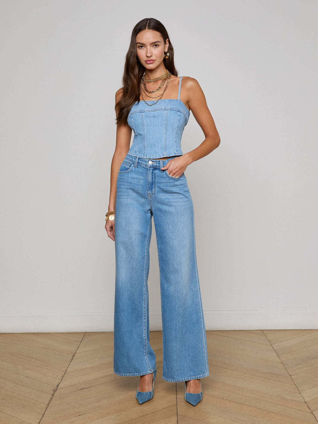 Arlin Denim Tank
