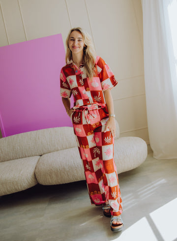 Palm Pants - Roze