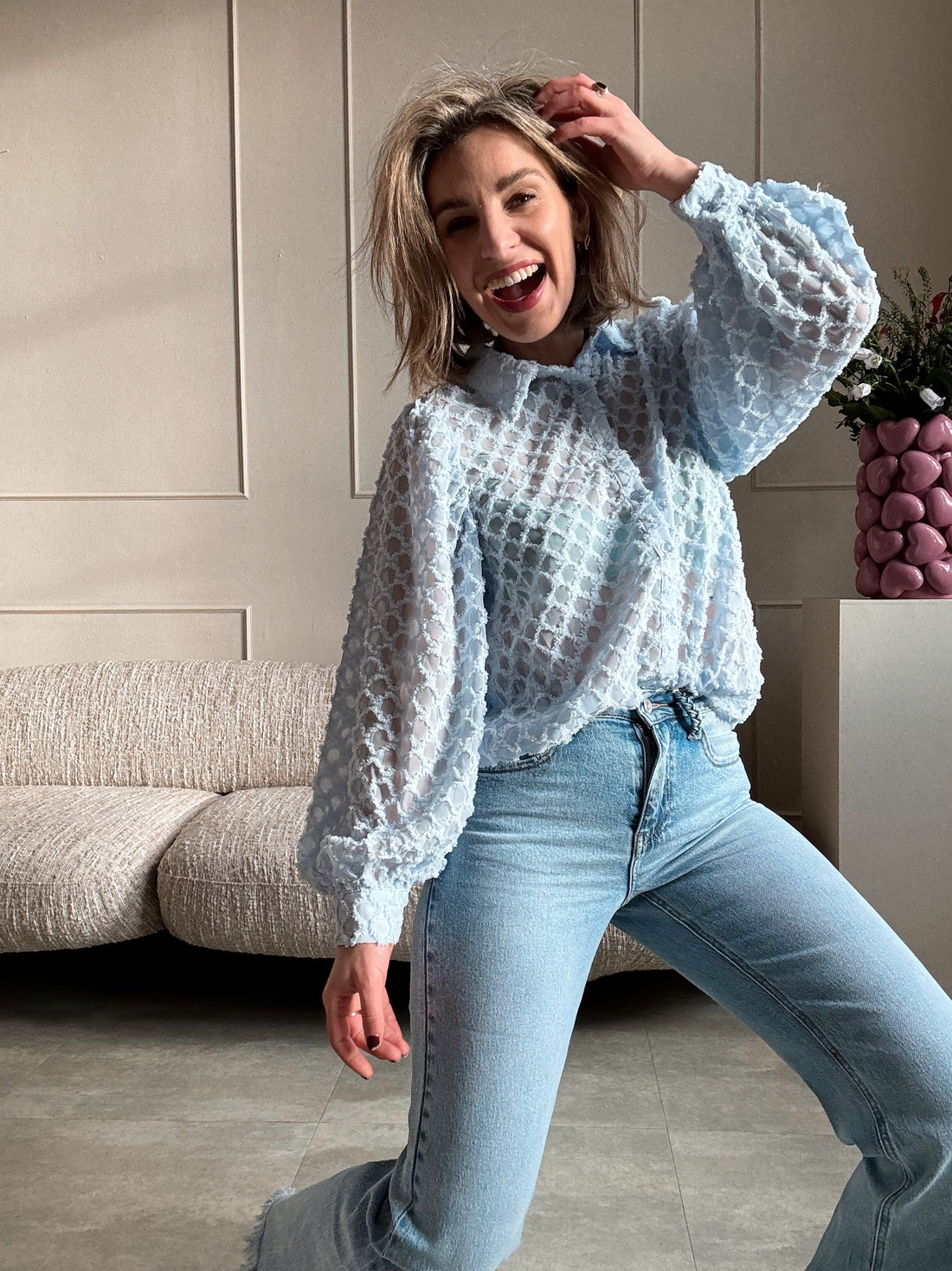Tina mid-waist Flare Jeans
