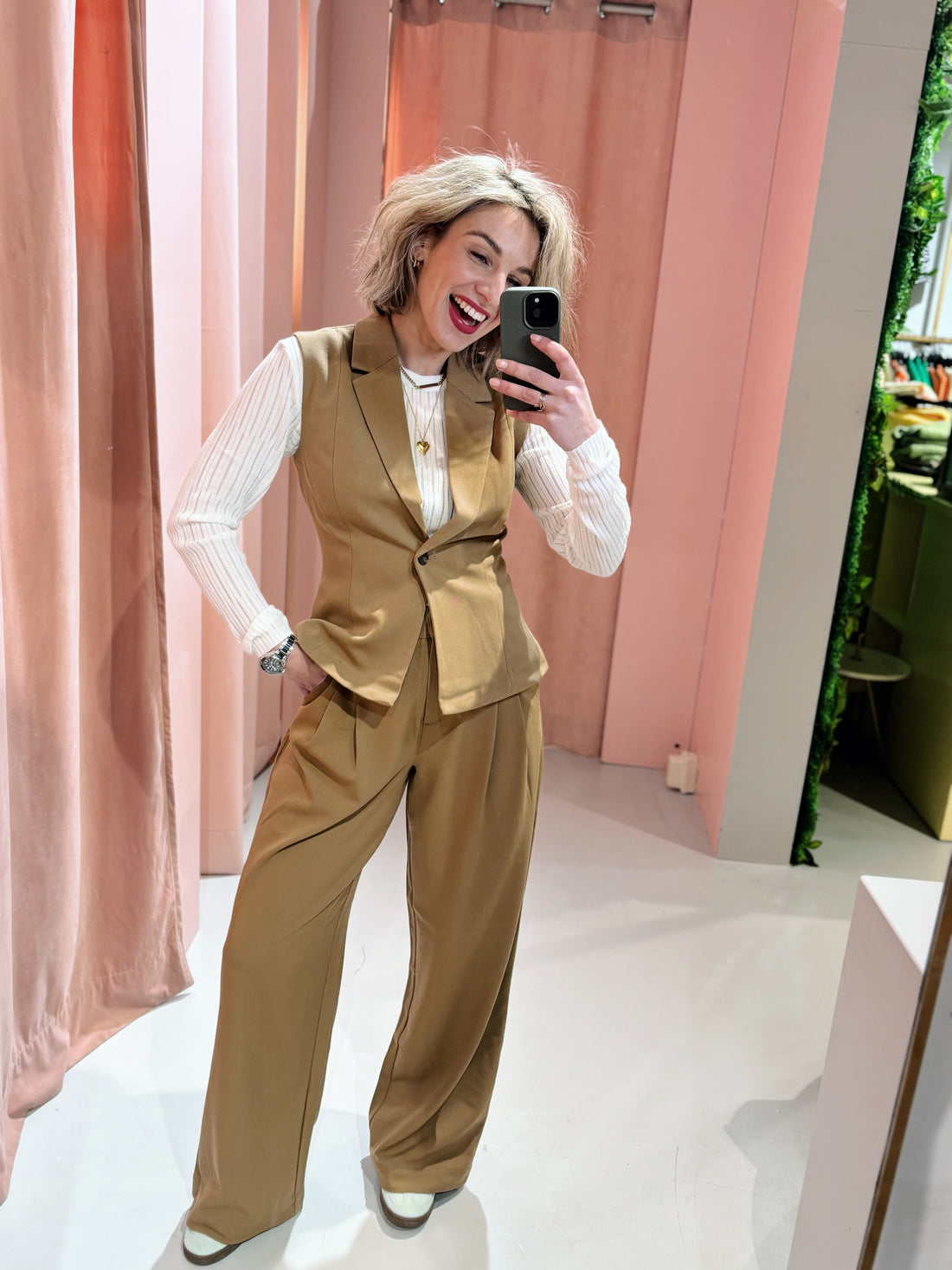 MSCHHenrika HW Pants - Ermine