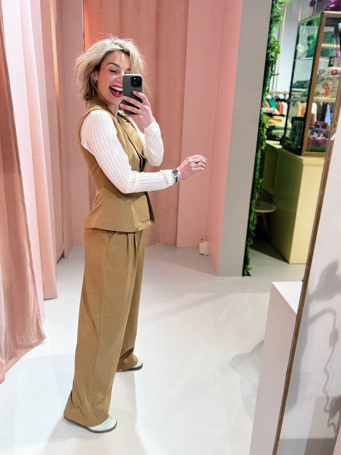 MSCHHenrika HW Pants - Ermine