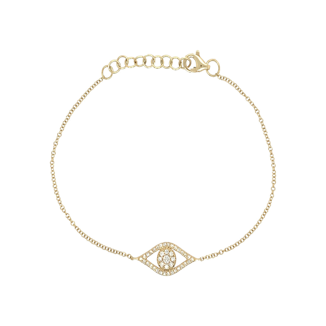 Diamond Evil Eye Bracelet