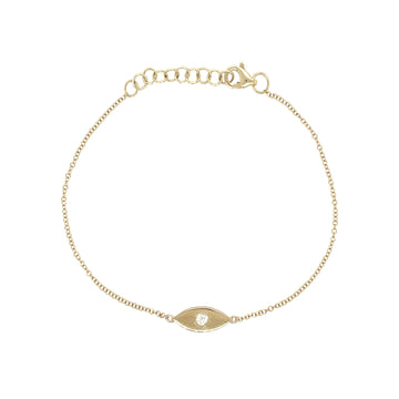 Diamond Evil Eye Bracelet