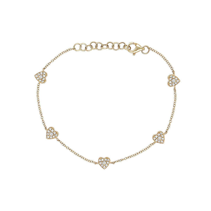 Diamond Heart Bracelet