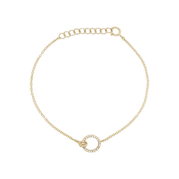 Diamond Circle Bracelet