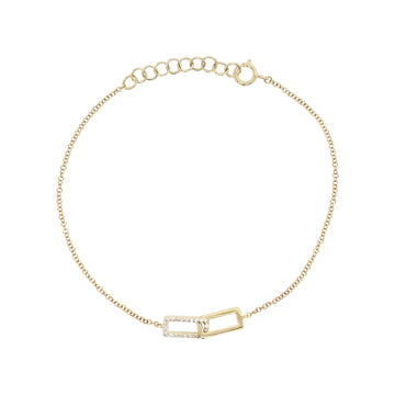 Diamond Rectangle Bracelet