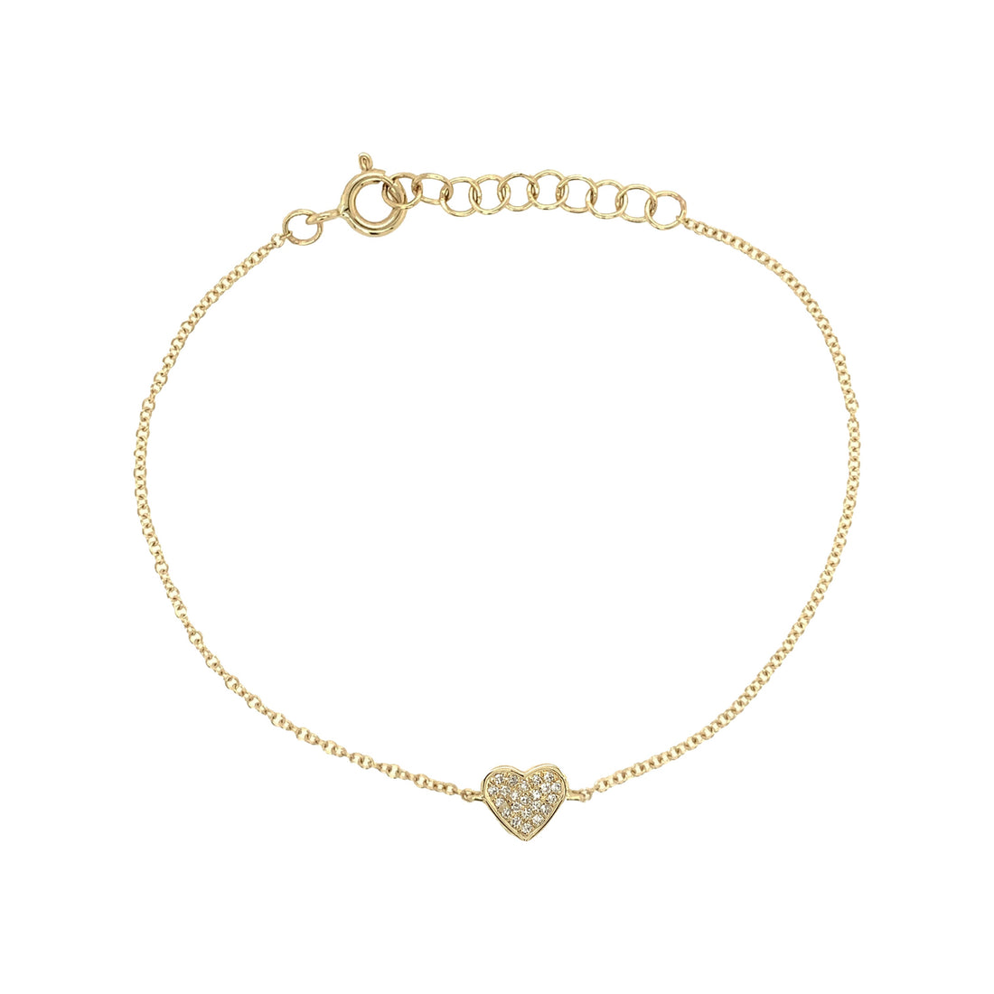Diamond Heart Bracelet