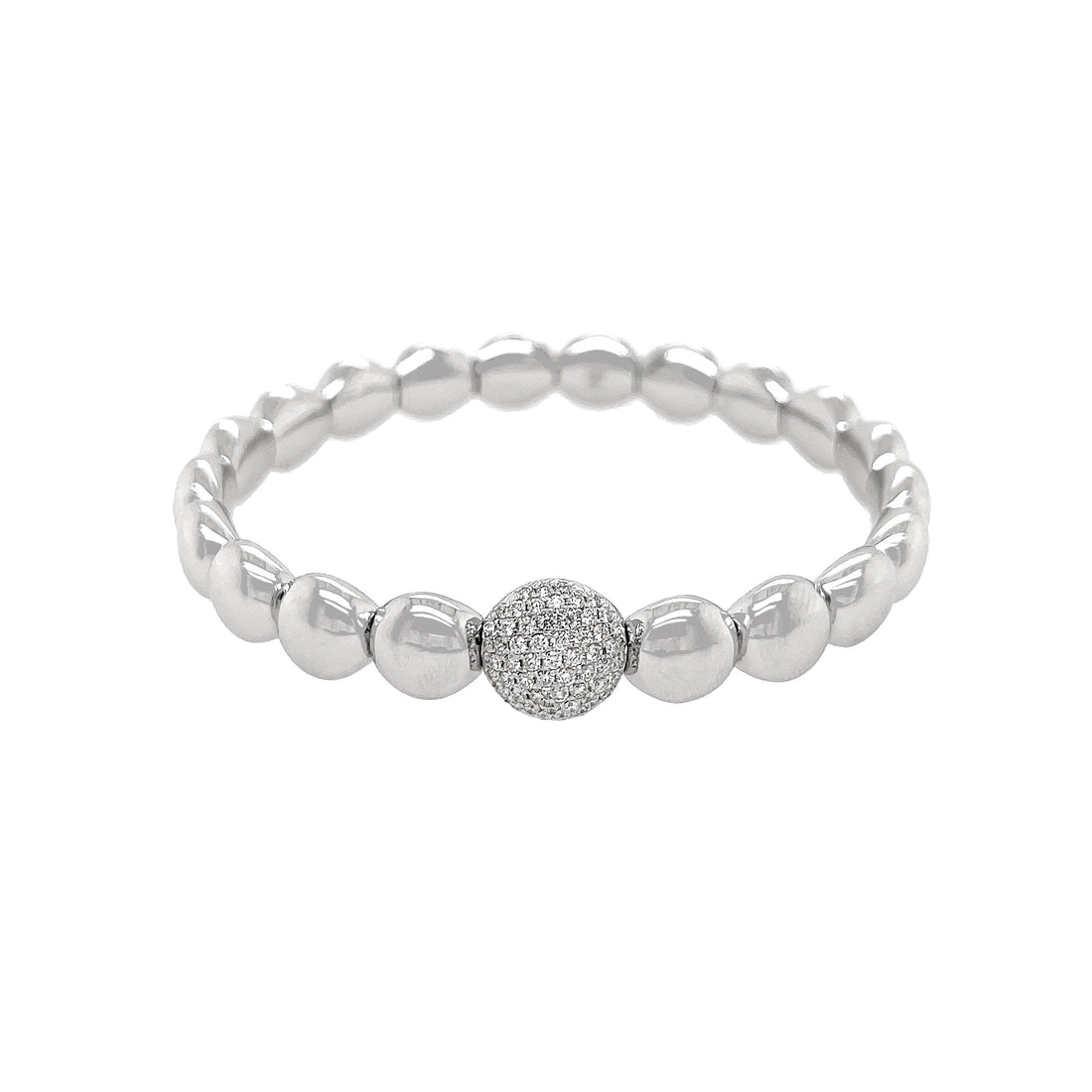 Diamond Bead Bracelet