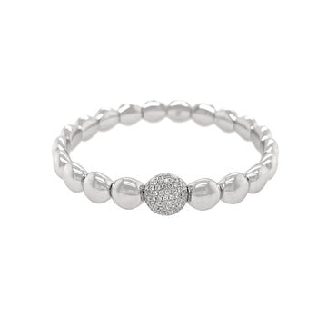 Diamond Bead Bracelet