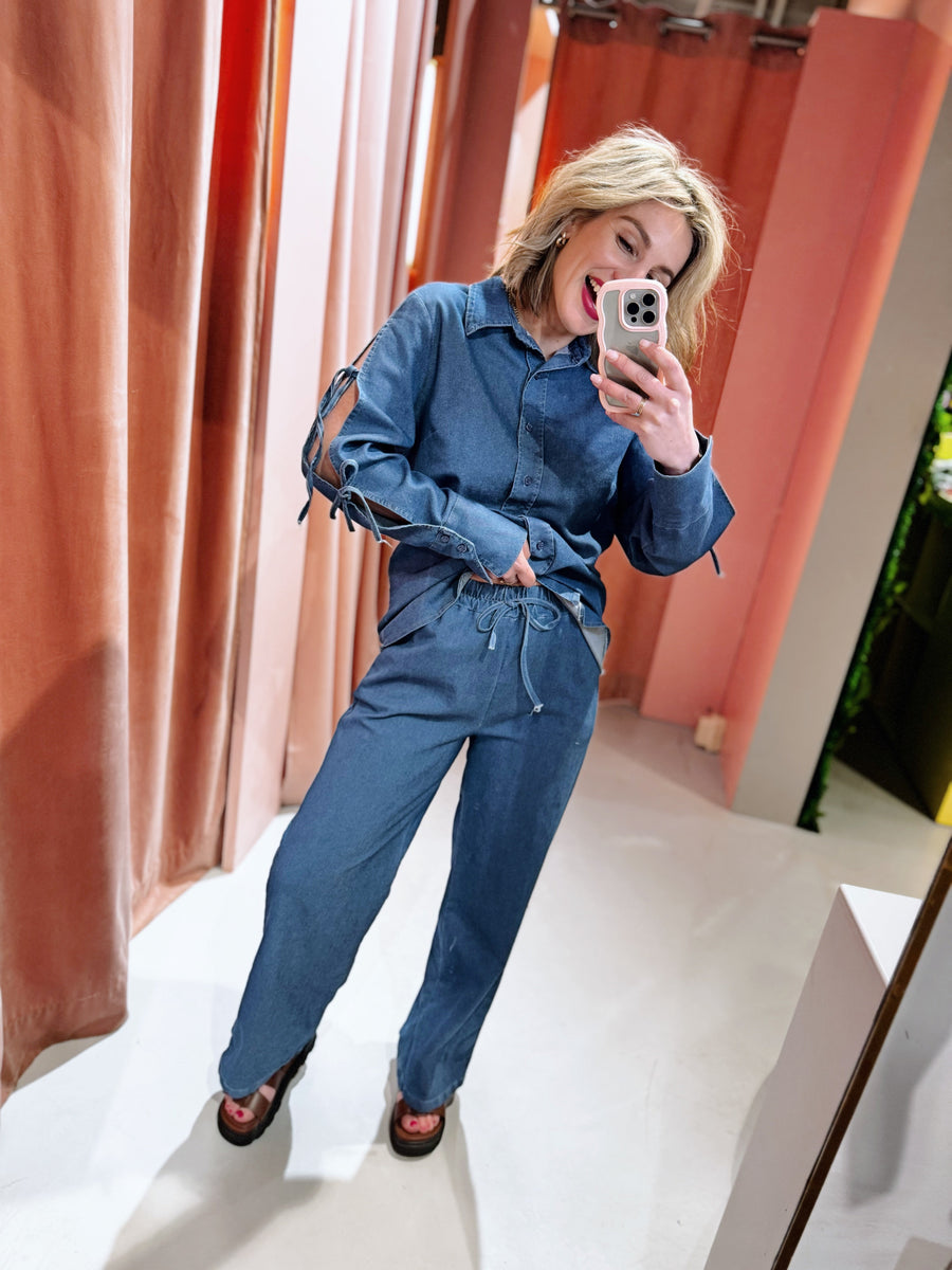 Nadia Pants - Donkerblauw