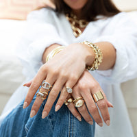 Diamond Link Ring