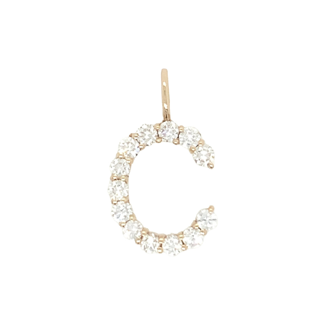 Diamond Letter Charm