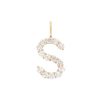 Diamond Letter Charm