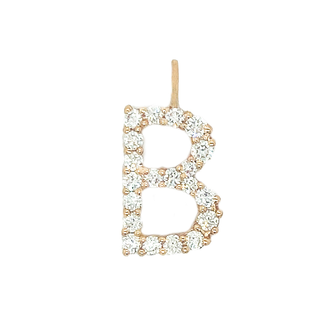 Diamond Letter Charm
