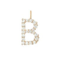 Diamond Letter Charm