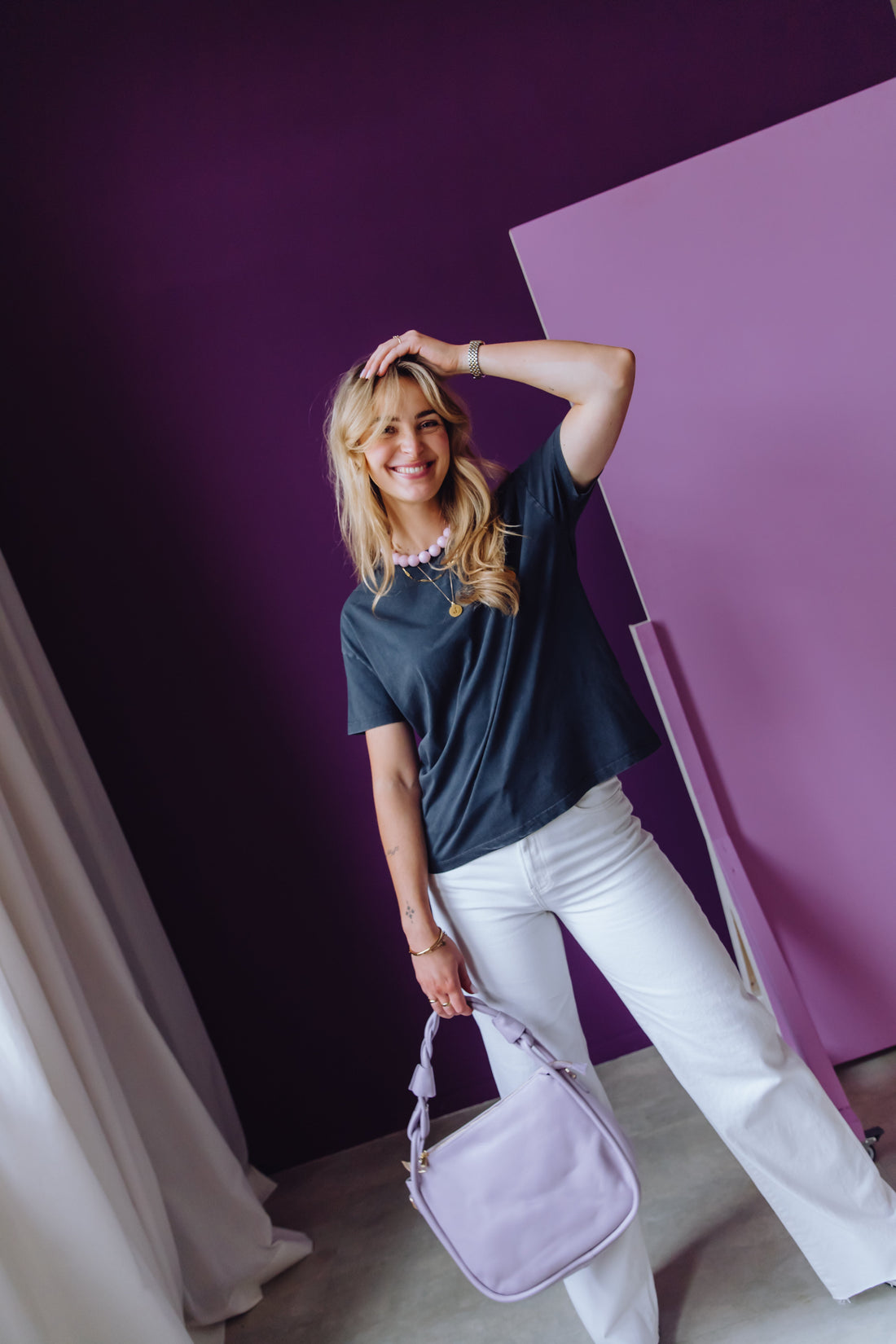 Loose Fit Jeans - Star White