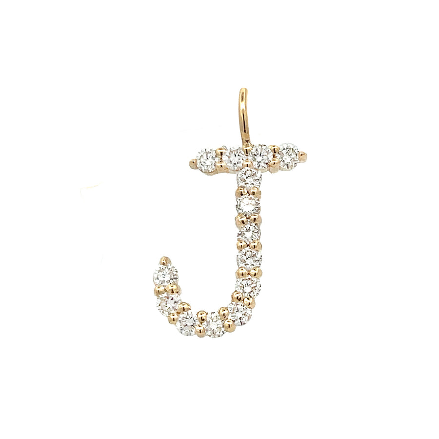 Diamond Letter Charm