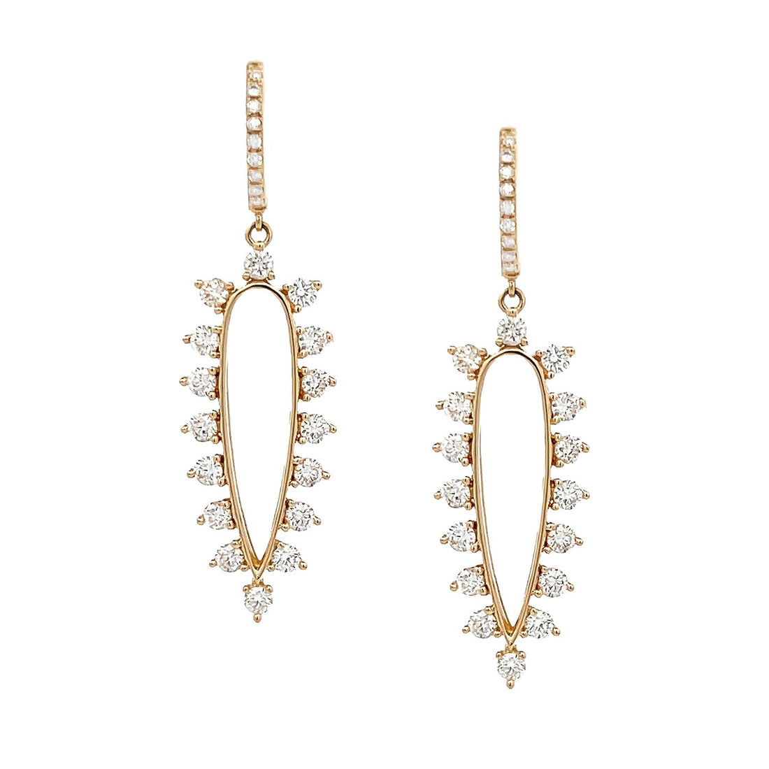Diamond Drop Earrings