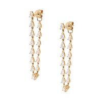 Diamond Teardrop Earrings