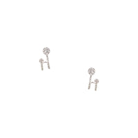 Diamond Huggie Earrings
