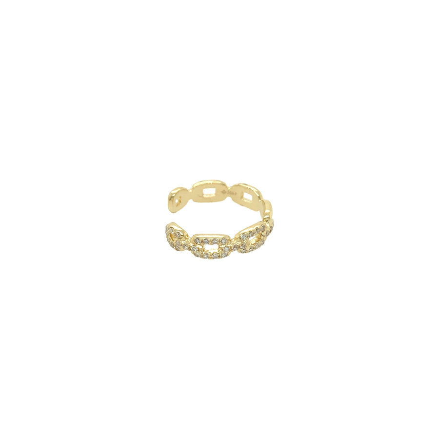 Diamond Chain Cuff Earring
