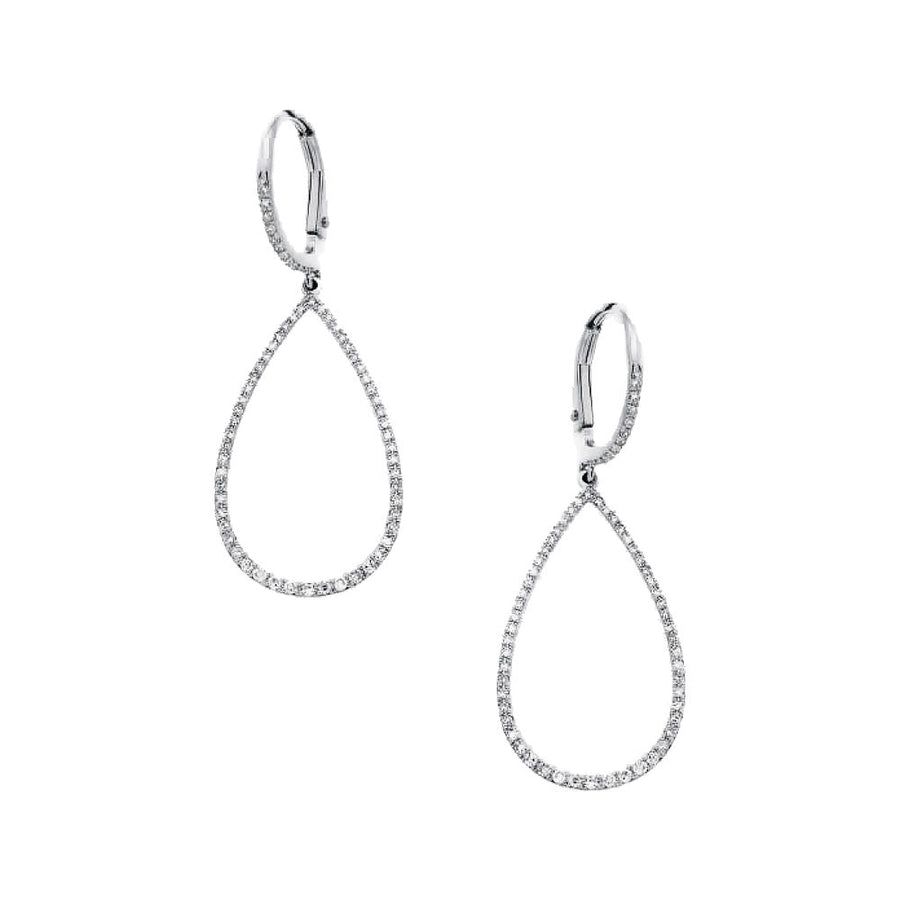Diamond Teardrop Earrings
