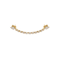 Diamond Chain Earring