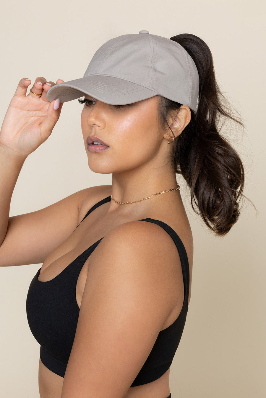 Go with the Bow High Ponytail Cap