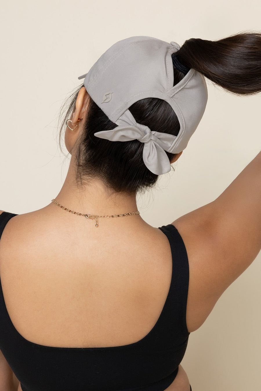 Go with the Bow High Ponytail Cap
