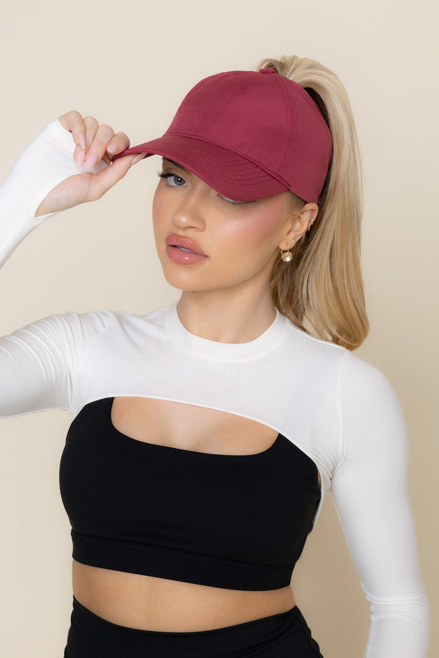 Go with the Bow High Ponytail Cap