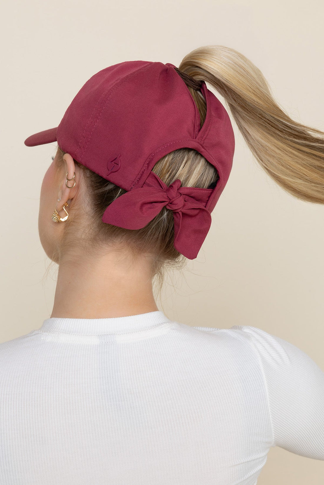 Go with the Bow High Ponytail Cap