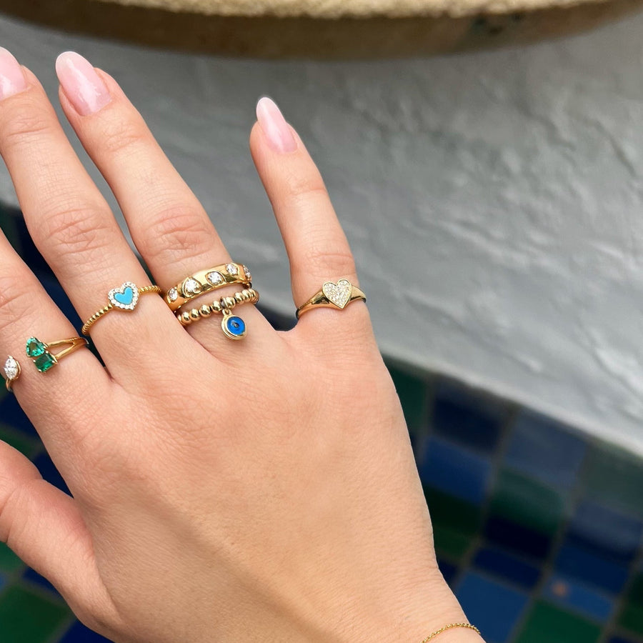 Diamond Heart Ring