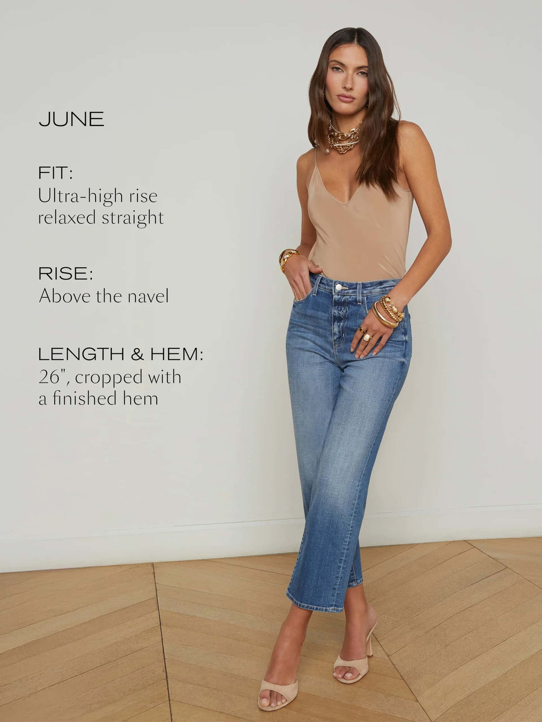 June Cropped Stovepipe Jean