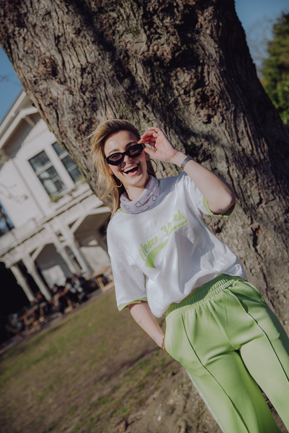 Lynn Pants - Lime