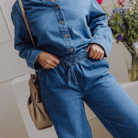 MSCHJolene Elena Pants - Mid Blue Wash