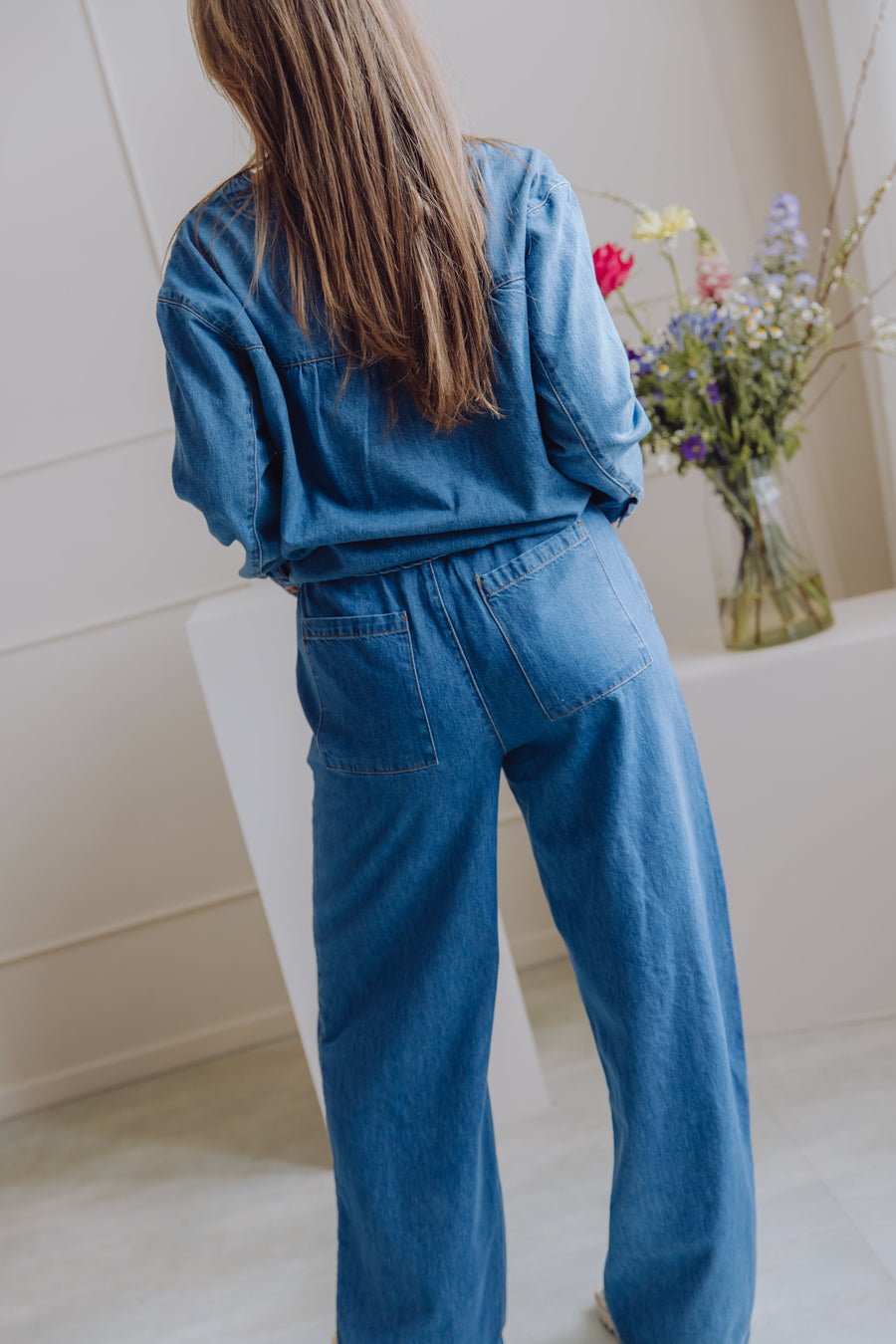 MSCHJolene Elena Pants - Mid Blue Wash