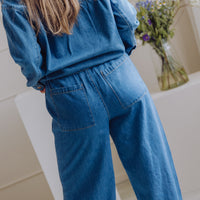 MSCHJolene Elena Pants - Mid Blue Wash
