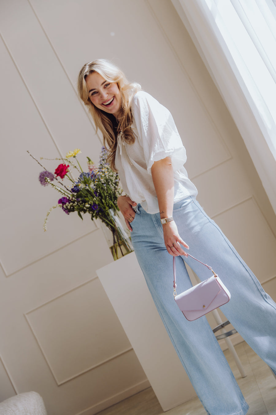 MSCHJosephine Rue Pants - Light Blue Wash