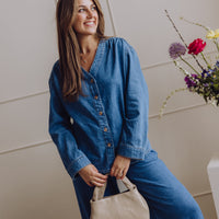 MSCHJolene Elena Pants - Mid Blue Wash