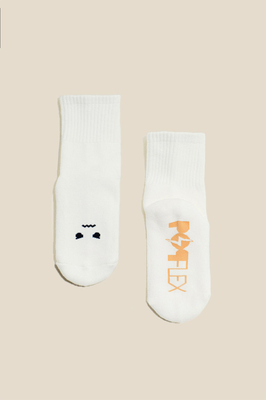 Mixed Emotions Crew Socks - Angry Face