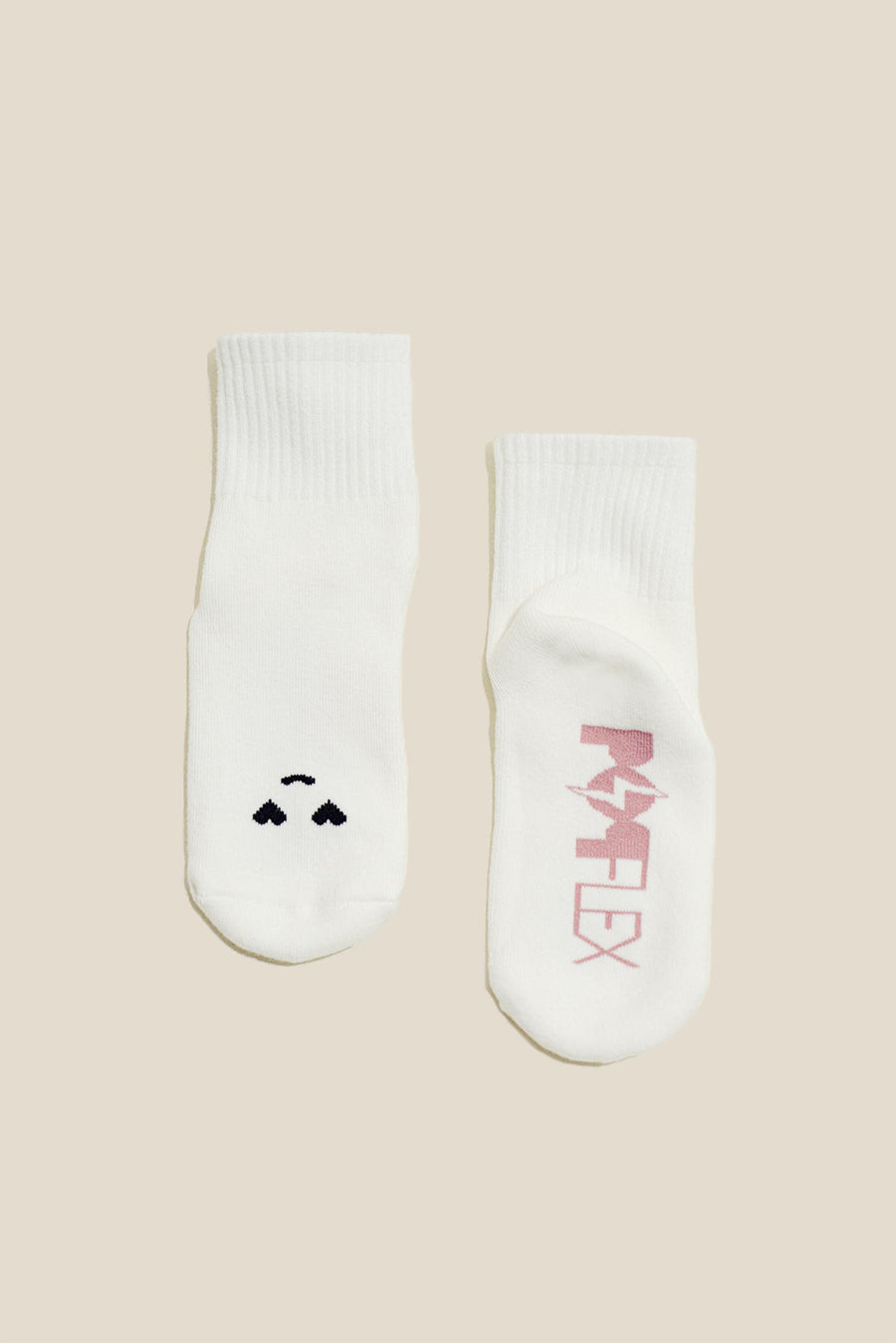Mixed Emotions Crew Socks - Heart Eyes