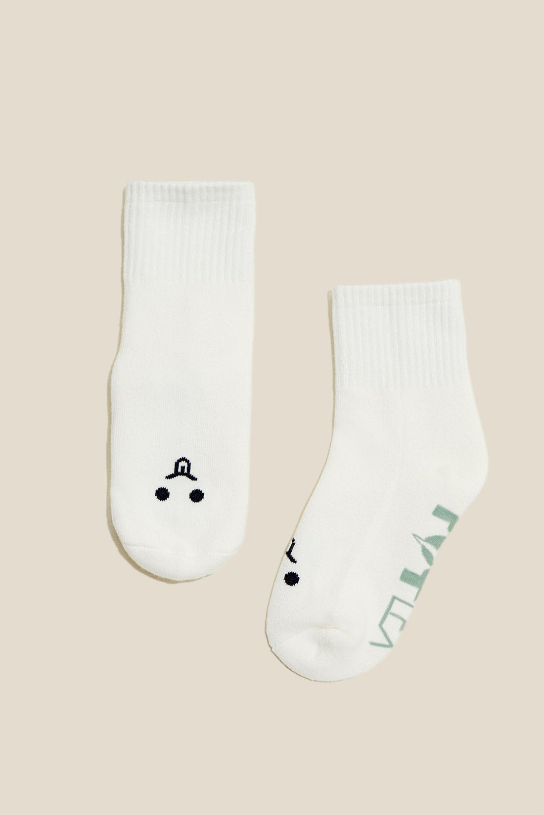 Mixed Emotions Crew Socks - Silly Face