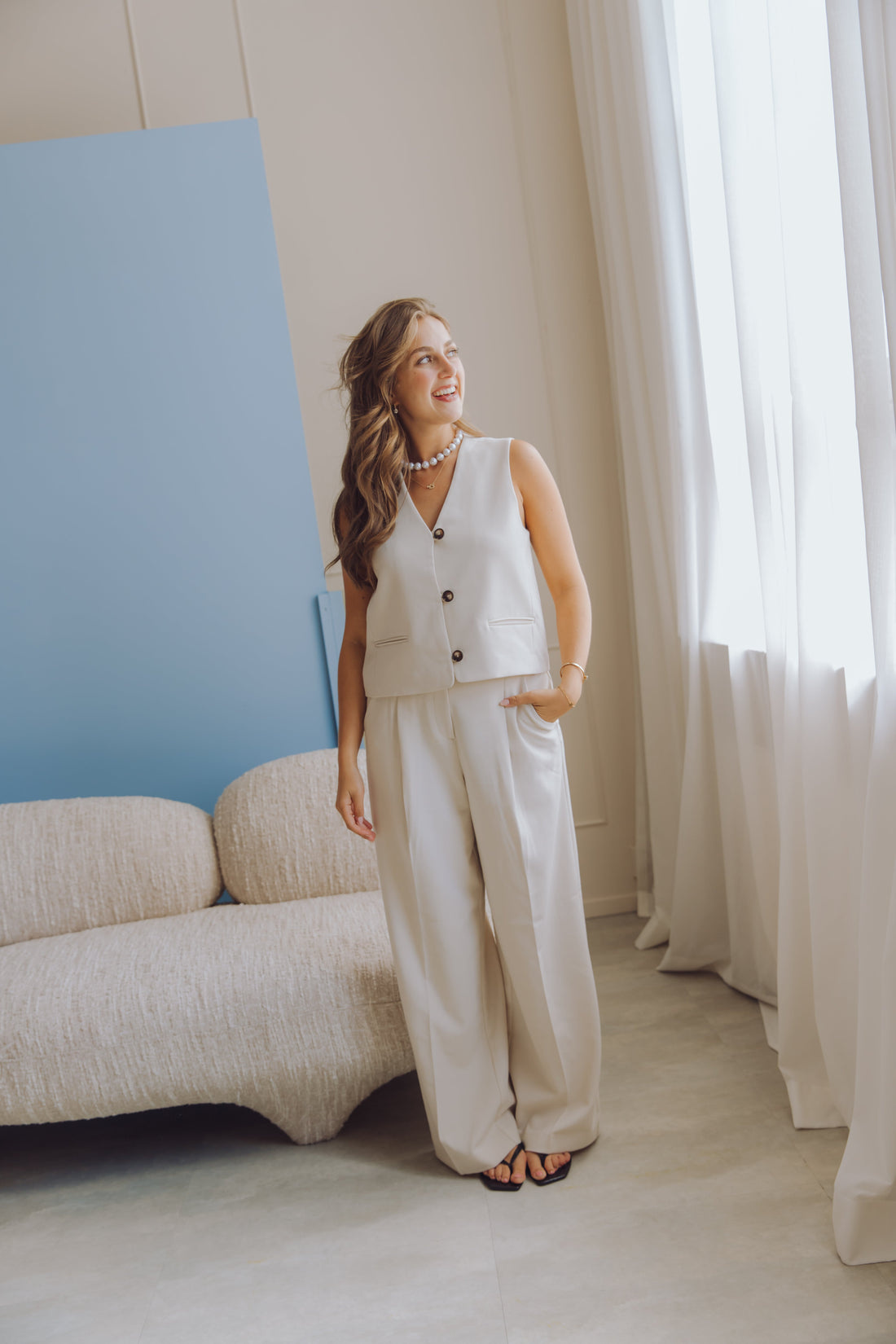 MSCHRosina Michelle HW Pants - Beige